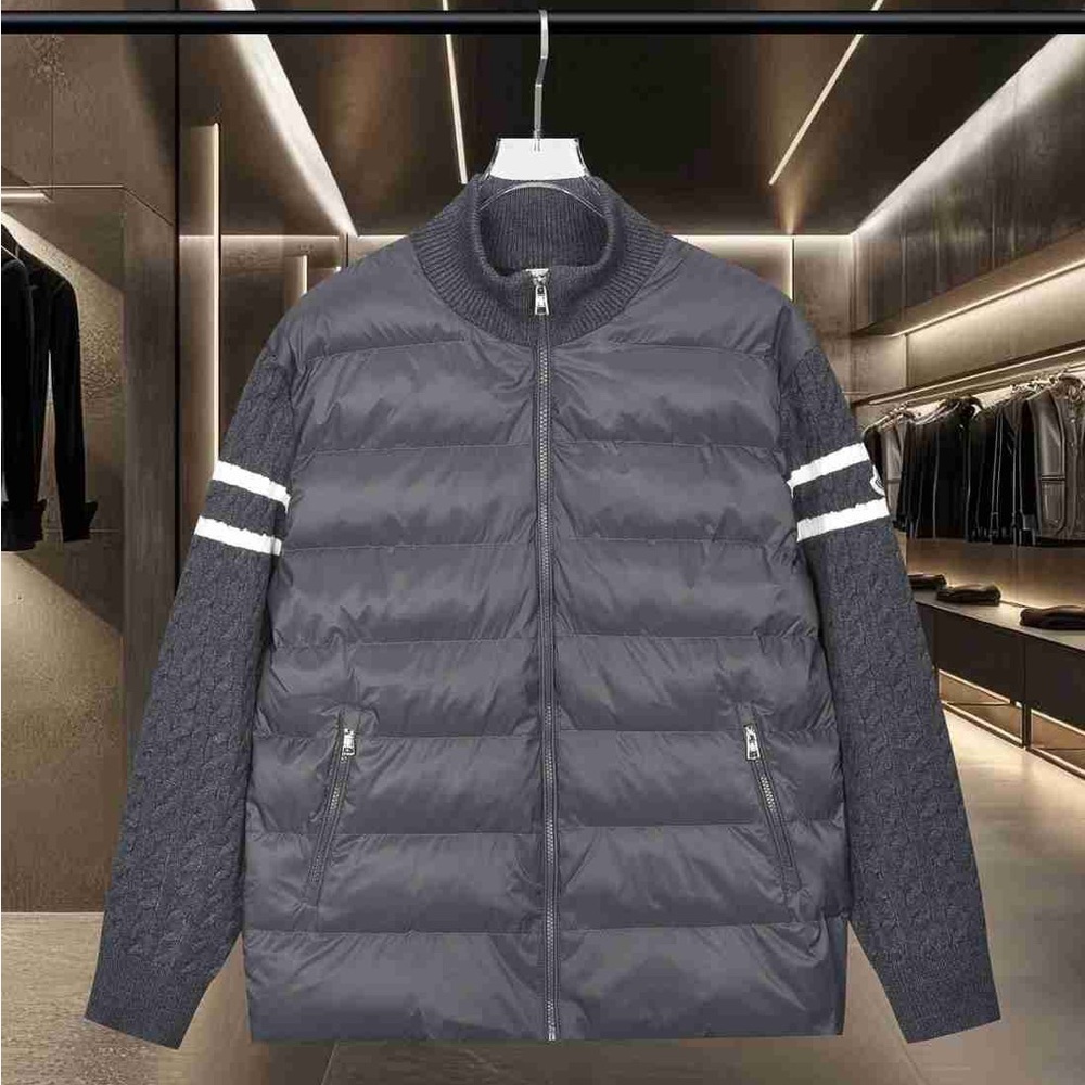 Moncler Men's Gray Puffer Jacket